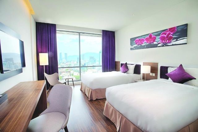 Phòng Deluxe Twin City view